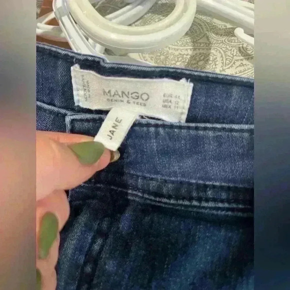 MNG Mango  Jane dark wash jegging women’s size 12 super skinny - Picture 2 of 7